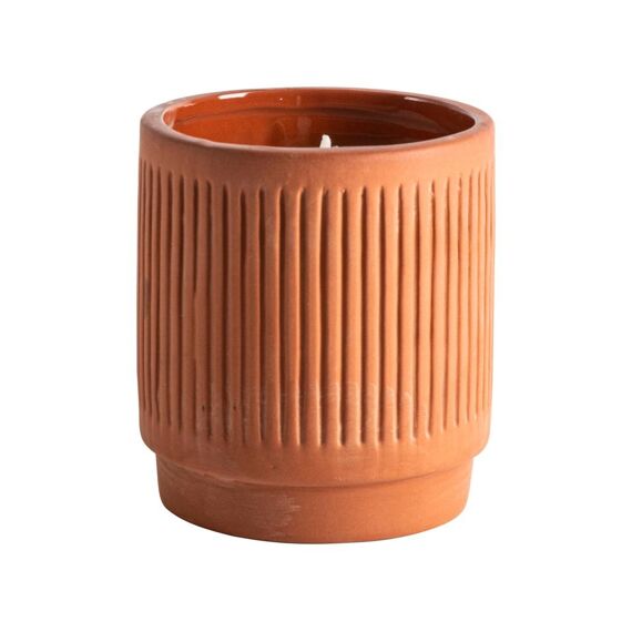 Gusta Terracotta Kaars Ø8X9Cm