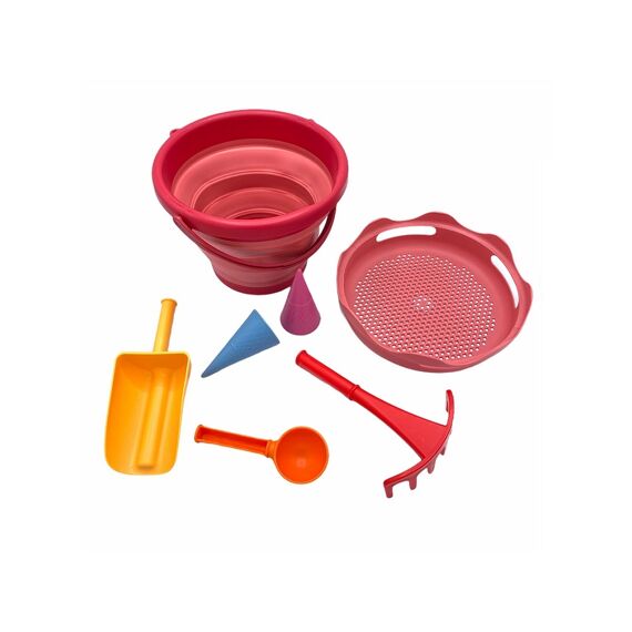 Compacttoys 7 In 1 Plooibare Strandemmer Roze