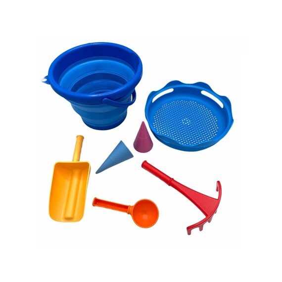 Compacttoys 7 In 1 Plooibare Strandemmer Blauw