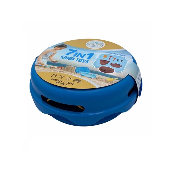 Compacttoys 7 In 1 Plooibare Strandemmer Blauw