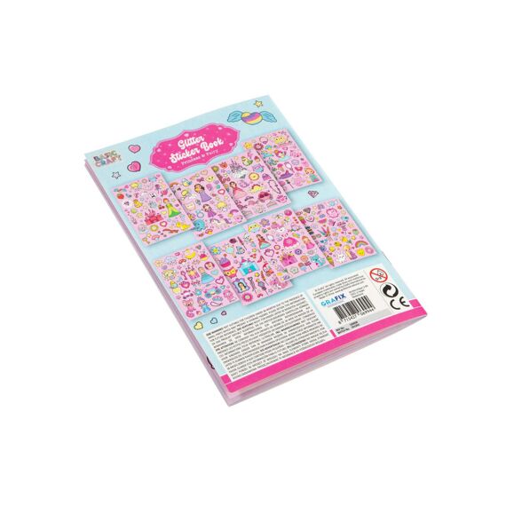 Glitter Sticker Book A5 8 Paginas 2 Assortie