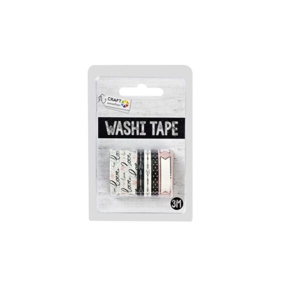 Washi Tape, 3 M, 3 Pcs, 6 Ass