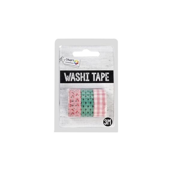 Washi Tape, 3 M, 3 Pcs, 6 Ass