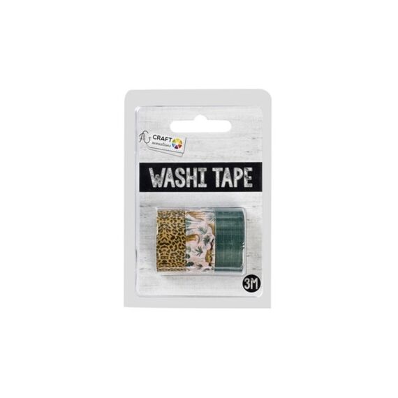 Washi Tape, 3 M, 3 Pcs, 6 Ass