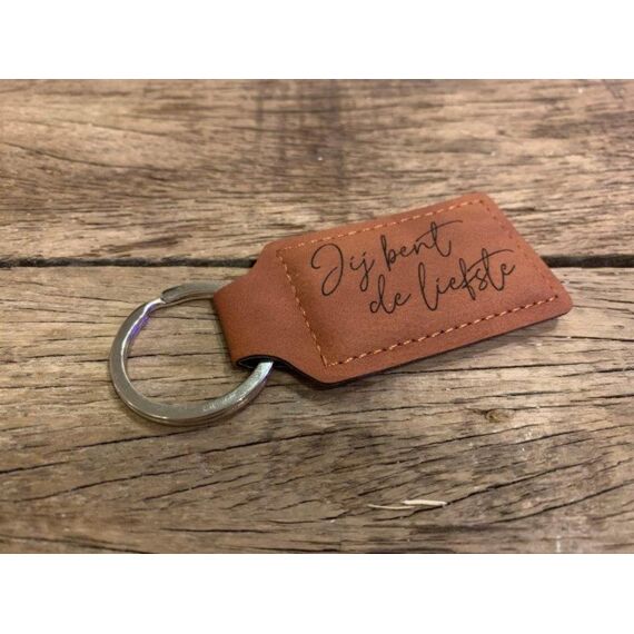 Dotti Sleutelhanger Leatherette Papa Jij Bent De Liefste