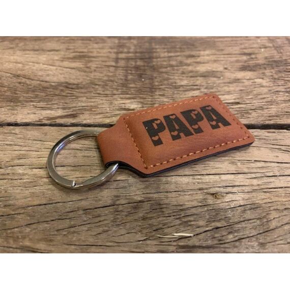 Dotti Sleutelhanger Leatherette Papa Jij Bent De Liefste