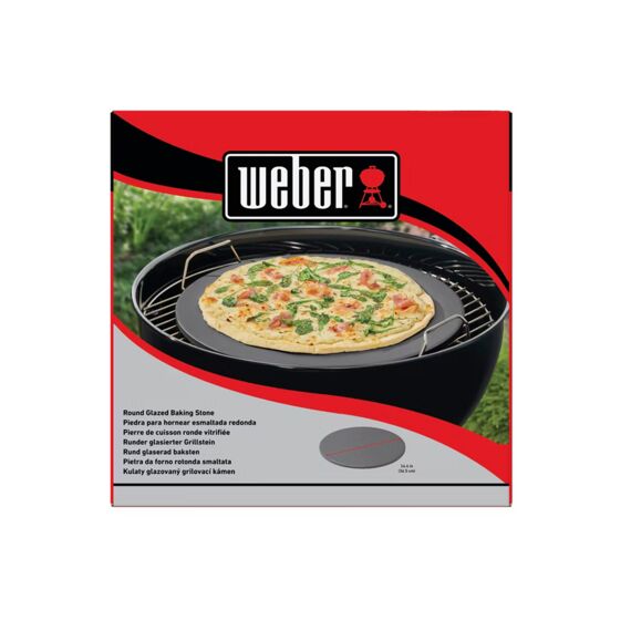 Weber Pizzastone Glazed Round 36Cm