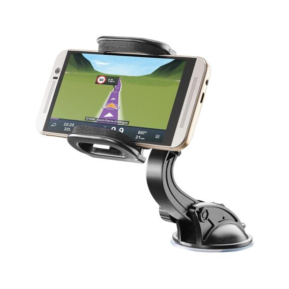 Cellularline Autohouder Pilot Techno Dualfix Zwart