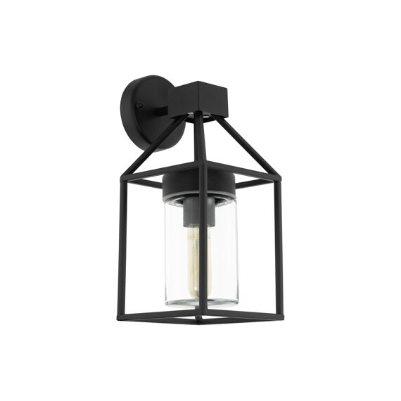 Eglo Buitenwandlamp Zwart Trecate E27