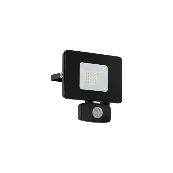 Eglo Buitenwandlamp Zwart Faedo 3 20W Sensor