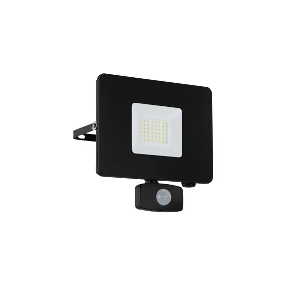 Eglo Buitenwandlamp Zwart Faedo 3 30W Sensor