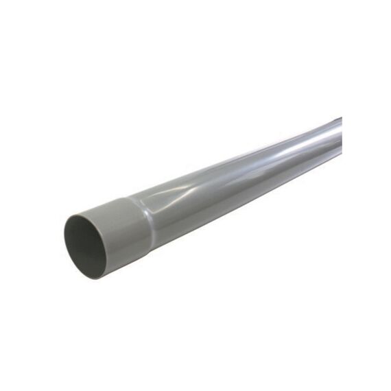 Buis Rwa 1.5Mm Pvc Donkergrijs 80Mm*4M