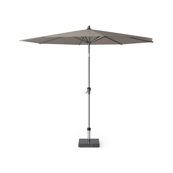 Platinum Riva Premium Parasol Alu 3M Rond Antracite/Havanna