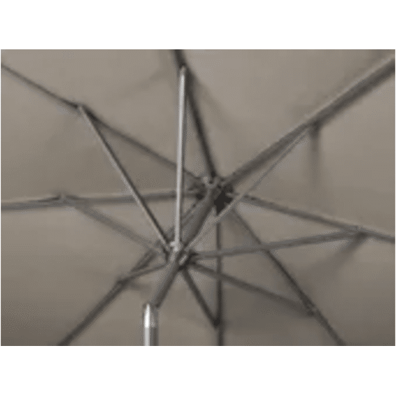 Platinum Riva Parasol Alu 3.5M Rond Anthracite/Light Grey