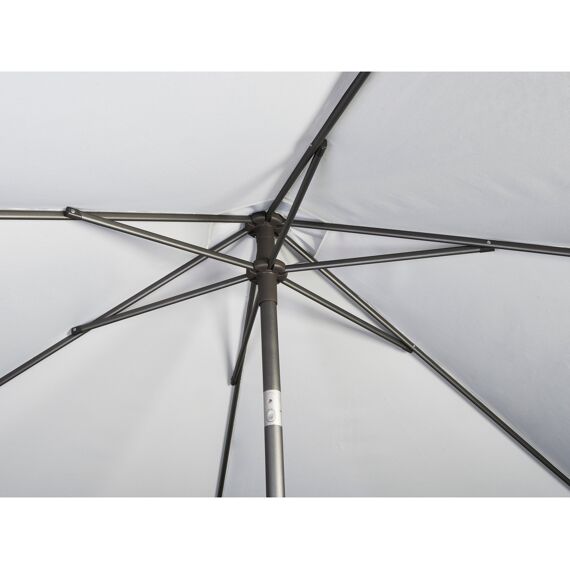 Platinum Lisboa Parasol Alu 3M Rond Anthracite/Light Grey