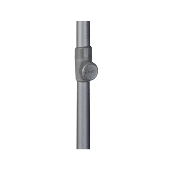 Platinum Lisboa Parasol Alu 3M Rond Anthracite/Light Grey