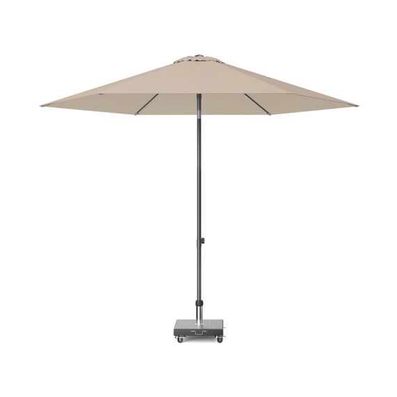 Platinum Lisboa Parasol Alu 3M Rond Anthracite/Taupe