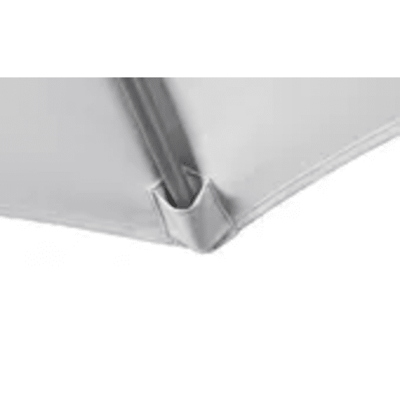 Platinum Lisboa Parasol Alu 3M Rond Anthracite/Taupe