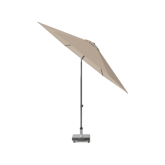 Platinum Lisboa Parasol Alu 3M Rond Anthracite/Taupe