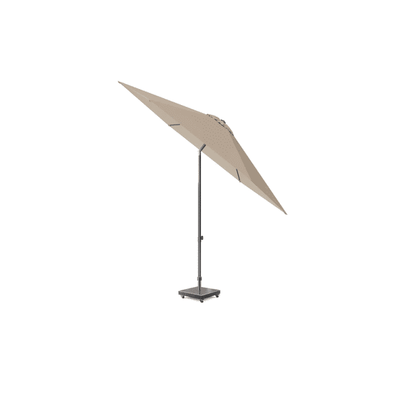 Platinum Lisboa Parasol Alu 3M Rond Anthracite/Taupe