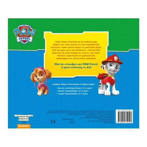 Paw Patrol Eerste Schrijfspelletjes (4-5J)