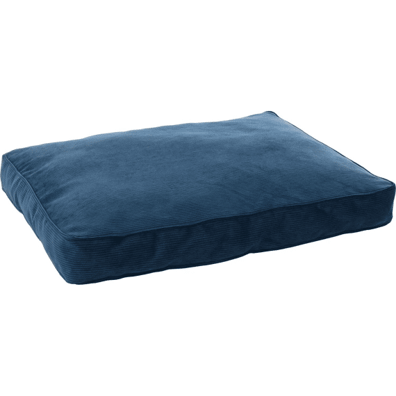 Kussen Celeste Rechthoekig+Rits+ Rand Donkerblauw 80X60X10Cm