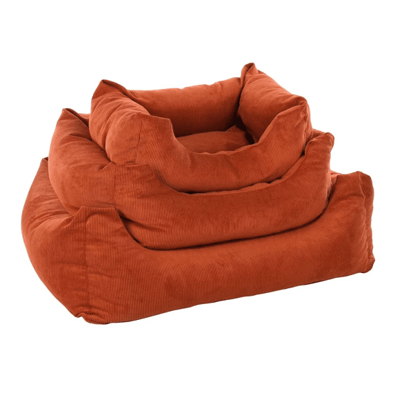 Mand Celeste Rechthoekig + Rits Cognac 65X50X20Cm