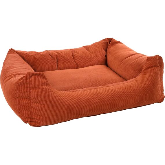 Mand Celeste Rechthoekig + Rits Cognac 80X67X22Cm