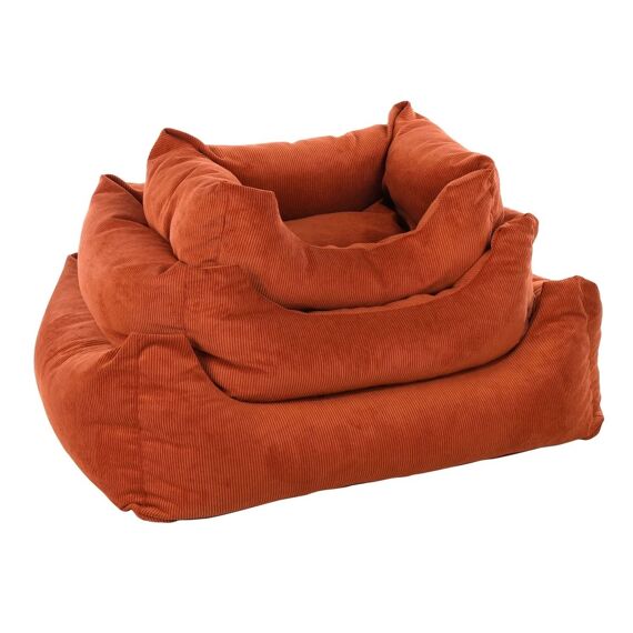 Mand Celeste Rechthoekig + Rits Cognac 80X67X22Cm