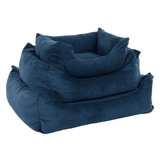 Mand Celeste Rechthoekig + Rits Donkerblauw 65X50X20Cm