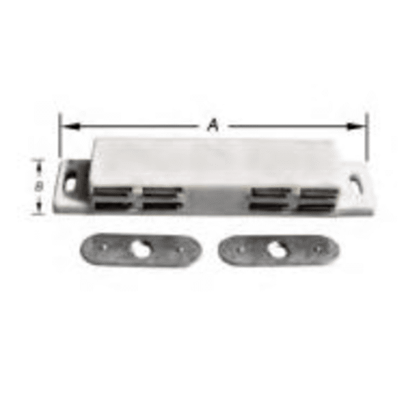 Magnetische Sluiting, Dubbel 2x4 Kg