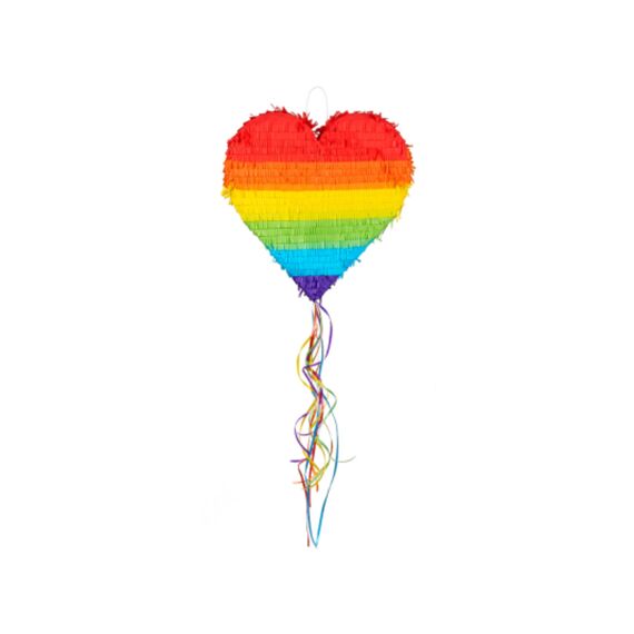 Trekpinata Hart Regenboog 37X36X7.5Cm