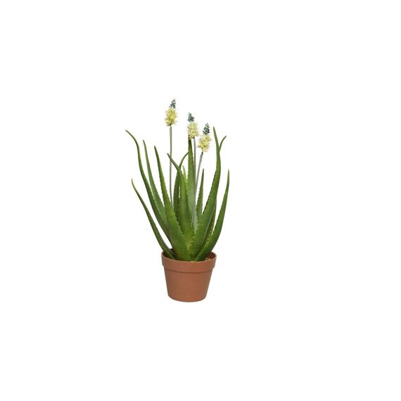 Agave Plastic Dia13-H60Cm Groen