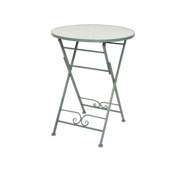 Eze Bistrotafel Ijzer Dia60-H76Cm Groen/Kleur(En)