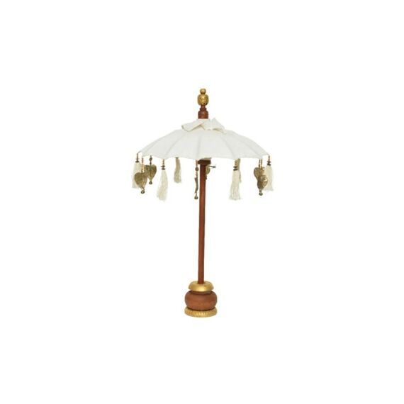 Tafelparasol Katoen Dia40-H66Cm Off-White