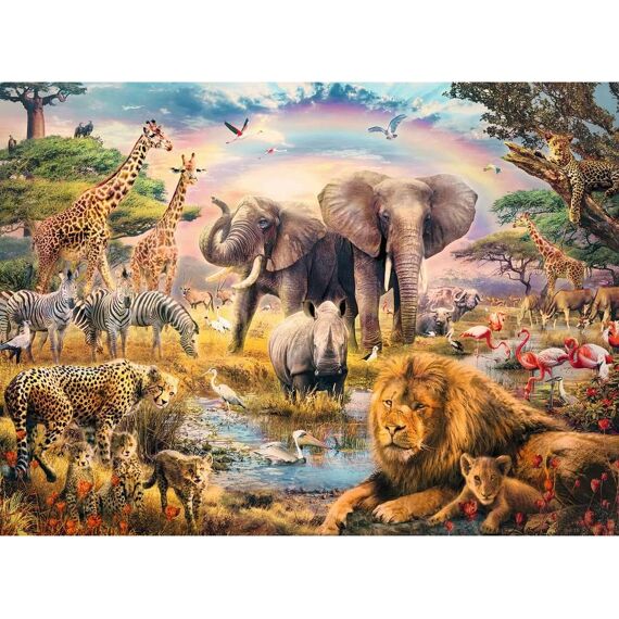 Ravensburger Puzzel 100 Stuks Xxl Afrikaanse Savanne