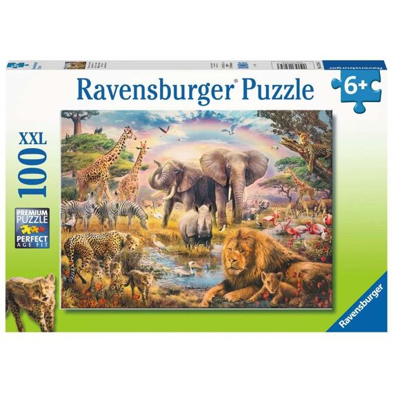 Ravensburger Puzzel 100 Stuks Xxl Afrikaanse Savanne