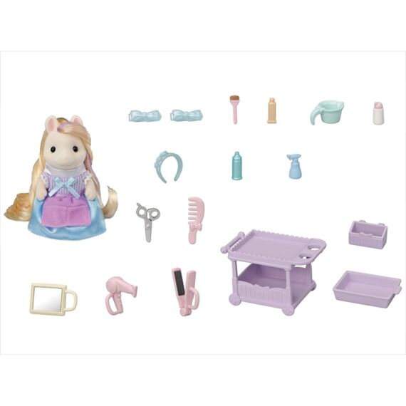 Sylvanian Families Pony'S Kappersset