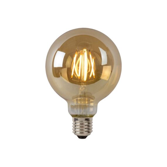 Lucide G95 Fil. Lamp-Amber-Led Dimb.