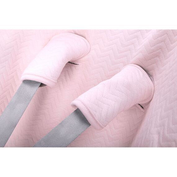 Poetree Chevron Light Pink Autostoelhoes Maxi Cosi