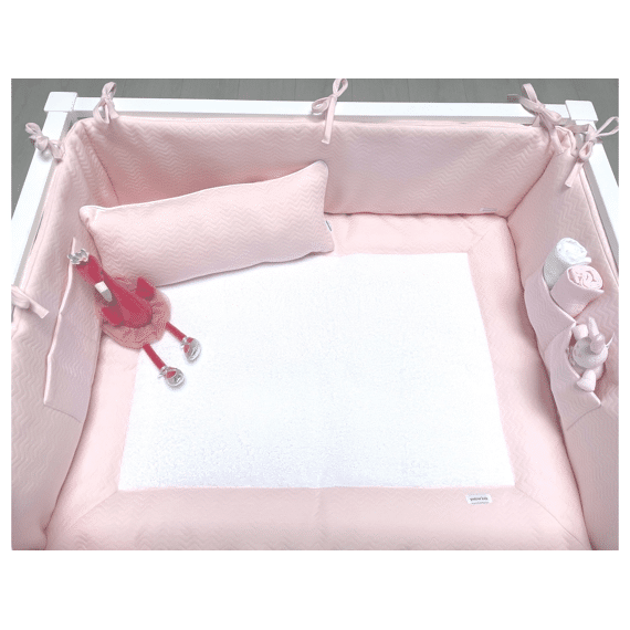 Poetree Chevron Light Pink Parkligger 75X95Cm