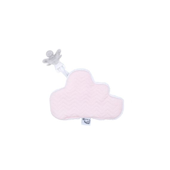 Poetree Chevron Light Pink Speendoekje Cloud