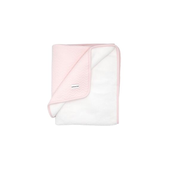 Poetree Chevron Light Pink Wiegdeken 80X100Cm