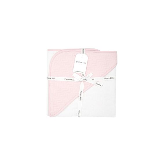 Poetree Chevron Light Pink Omslagdoek 80X80Cm