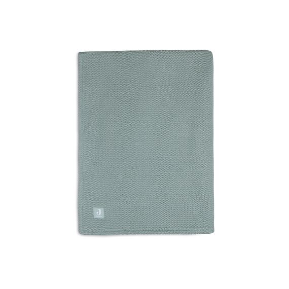 Jollein Deken Wieg 75X100Cm Basic Knit Forest Green/Fleece