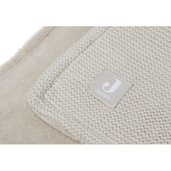 Jollein Deken Ledikant 100X150Cm Basic Knit Nougat/Fleece