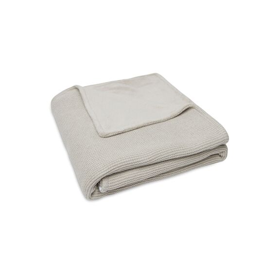 Jollein Deken Ledikant 100X150Cm Basic Knit Nougat/Fleece