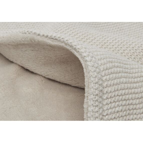 Jollein Deken Ledikant 100X150Cm Basic Knit Nougat/Fleece