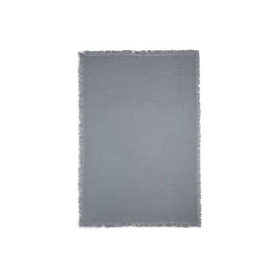 Jollein Muslin Fringe Deken 75X100Cm Storm Grey