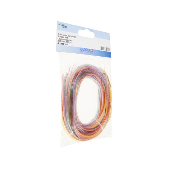 Glorex Colour Strip 20St. Neon Lengte 100Cm 10Ass.